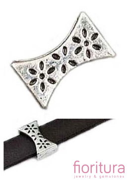 PRZEKŁADKA 14x9x5MM KOLOR STARE SREBRO