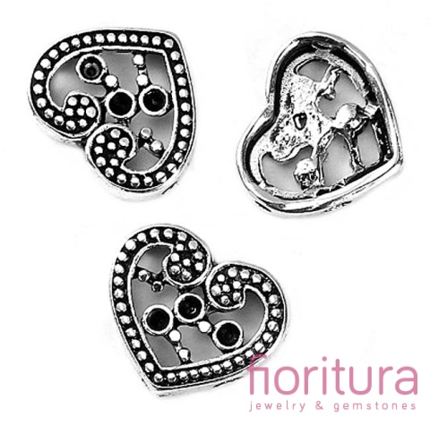 ROZDZIELACZ NA DWA 16x14MM KOLOR STARE SREBRO