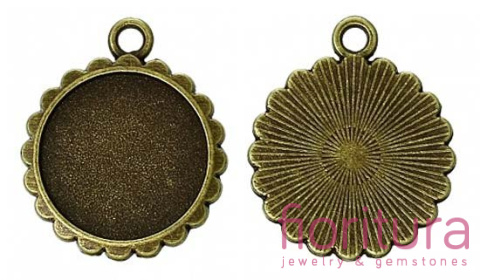 BAZA ZAWIESZKI KOŁO 16MM KOLOR STARE ZŁOTO