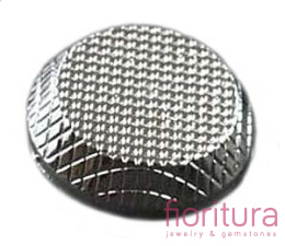 GUZIKI METALOWE DEKORACYJNE 23x10,5MM KOLOR SREBRNY NIKLOWY