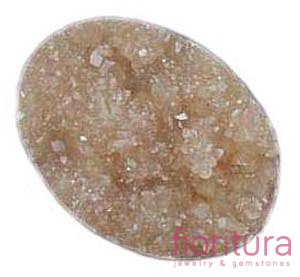 KABOSZON AKRYLOWY OWAL 18x24MM KOLOR CARAMEL