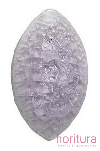 KABOSZON CERAMICZNY CRACLE MARKIZA OK.17x10MM KOLOR JASNY WRZOS