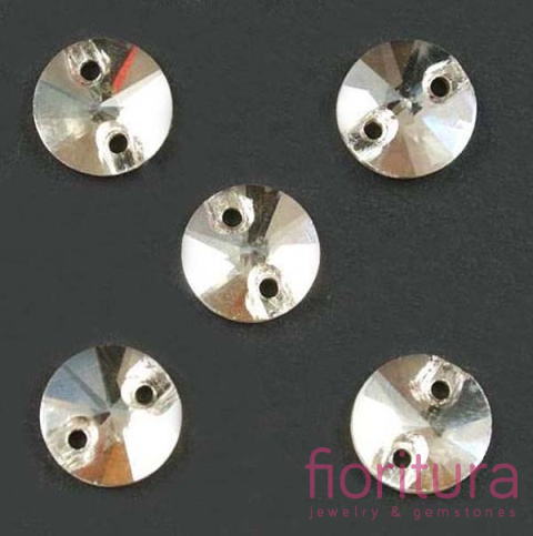 KORALIKI KRYSZTAŁOWE FASETOWANE DO PRZYSZYCIA KOŁO 10x4MM KOLOR CRYSTAL