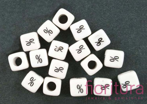 KORALIKI MODUŁOWE AKRYLOWE KOSTKA 7,5MM