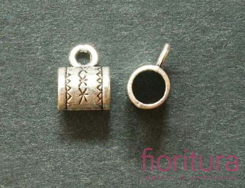 KRAWATKA DO ZAWIESZEK 11X8MM KOLOR STARE SREBRO