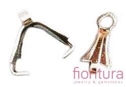 KRAWATKA TRÓJKĄT 8MM KOLOR SREBRNY