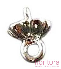 KRAWATKA Z BOLCEM DO WKLEJANIA 8x7MM