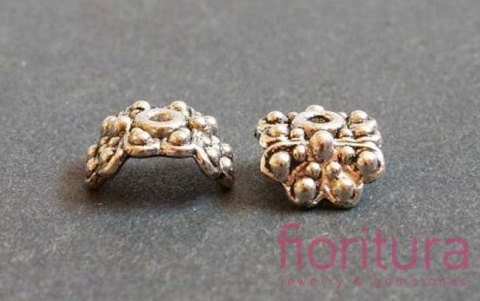 NAKŁADKA 10X9MM KOLOR STARE SREBRO