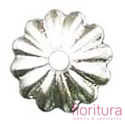 NAKŁADKA FILIGRANOWA 6MM KOLOR SREBRNY