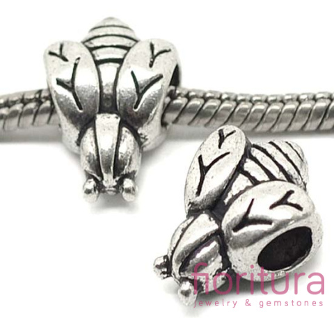 PRZEKŁADKA PSZCZÓŁKA 15x10MM KOLOR STARE SREBRO