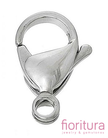 ZAPIĘCIE KARABIŃCZYK OWALNY 10x7MM STAL NIERDZEWNA