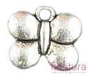 ZAWIESZKA MOTYLEK 10X13MM KOLOR STARE SREBRO