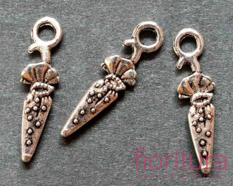 ZAWIESZKA PARASOLKA 25MM KOLOR STARE SREBRO