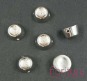 ĆWIEKI STOŻKI ŚCIĘTE 6x9MM KOLOR SREBRNY