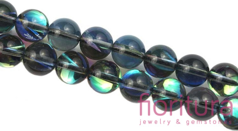 KAMIEŃ KSIĘŻYCOWY KULA 10MM KOLOR BLUE AB