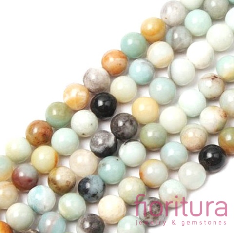 KAMIEŃ NATURALNY AMAZONIT KULA 10MM
