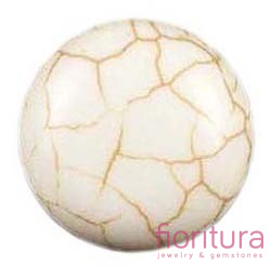 KABOSZON KAMIEŃ NATURALNY HOWLIT KOŁO 18MM