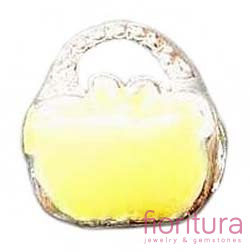 PRZEKŁADKA EMALIOWANA TOREBKA 12x10x7MM