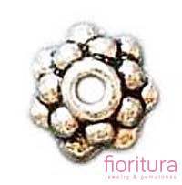 PRZEKŁADKA KULECZKI 6x5MM KOLOR STARE SREBRO