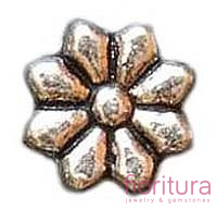 PRZEKŁADKA KWIATEK 10MM KOLOR STARE SREBRO