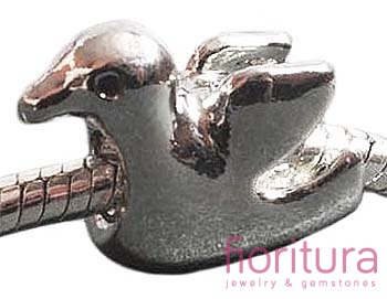 PRZEKŁADKA MEWA 18X15MM KOLOR STARE SREBRO