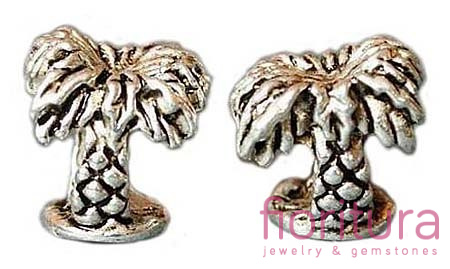 PRZEKŁADKA PALMA 11x8MM KOLOR STARE SREBRO