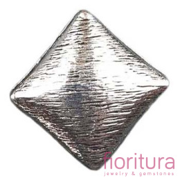 PRZEKŁADKA ROMB 22x22MM KOLOR STARE SREBRO