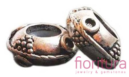 PRZEKŁADKA WINOGRONA STOPER 12x5MM KOLOR STARE SREBRO