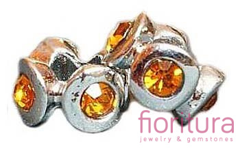 PRZEKŁADKA Z KRYSZTAŁKAMI 11X6MM