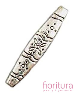 PRZEKŁADKA Z ORNAMENTEM 5x25MM KOLOR STARE SREBRO