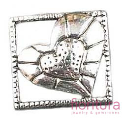 ROZDZIELACZ NA DWA 19x18MM KOLOR STARE SREBRO