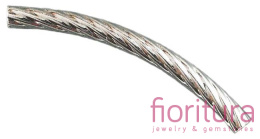 RURKA ŁUK DEKORACYJNY 60X5MM KOLOR SREBRNY