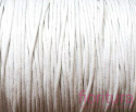 SZNUREK JUBILERSKI WOSKOWANY 1,5MM KOLOR BIAŁY