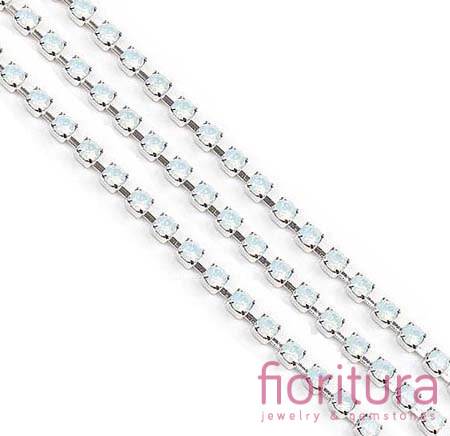 TAŚMA BIŻUTERYJNA 3MM KOLOR BIAŁY