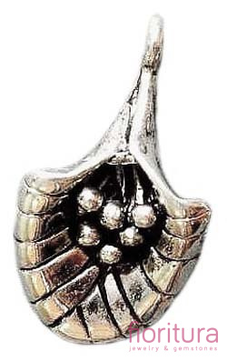 ZAWIESZKA KALIA 27x16MM KOLOR STARE SREBRO