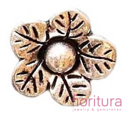 ZAWIESZKA KWIAT 12MM KOLOR STARE SREBRO