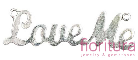 ZAWIESZKA, ŁĄCZNIK LOVE ME 15X51MM KOLOR STARE SREBRO