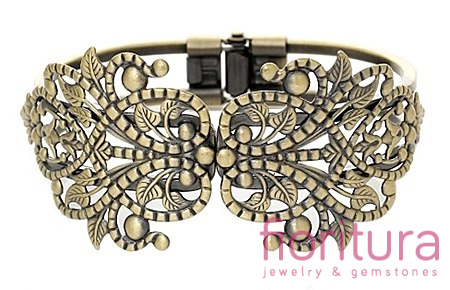 BAZA BRANSOLETKI 19,5CM KOLOR STARE ZŁOTO