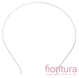 BAZA OPASKI DO WŁOSÓW 120-125MMx1MM KOLOR STARE SREBRO