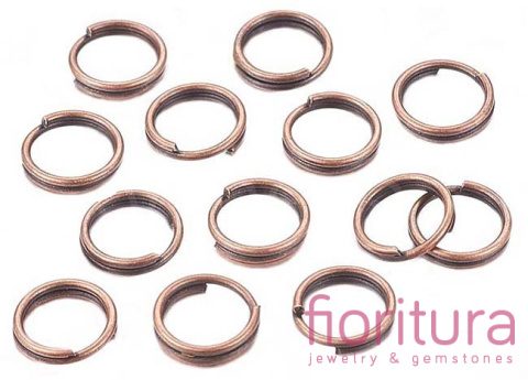 KÓŁECZKO SPRĘŻYNKA 6MM KOLOR MIEDZIANY