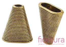 NAKŁADKA STOŻEK 23x19x9MM KOLOR ANTYCZNE ZŁOTO