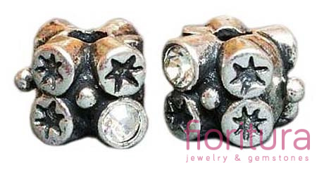 PRZEKŁADKA GWIAZDKI Z KRYSZTAŁKAMI STOPER 11MM