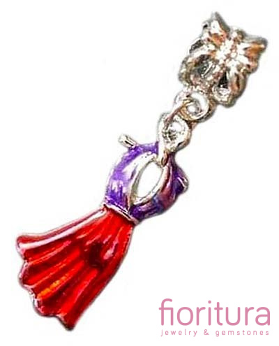 PRZEKŁADKA ZAWIESZKA SUKIENKA CZERWONO-FIOLETOWA 22MM