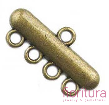 ROZDZIELACZ NA CZTERY 23x11x2MM KOLOR STARE ZŁOTO