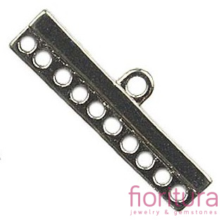 ROZDZIELACZ NA DZIESIĘĆ 28x9x2,5MM KOLOR CZARNY