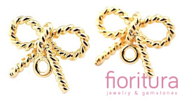 SZTYFTY KOKARDKI 16x13MM POZŁACANE