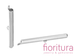 ZAKOŃCZENIE TUBOWE 30x6MM KOLOR STARE SREBRO