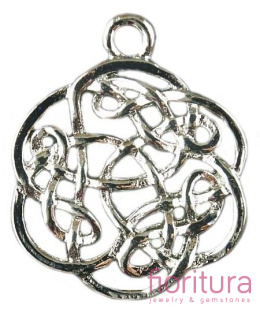 ZAWIESZKA CELTYCKA 24x20MM KOLOR STARE SREBRO