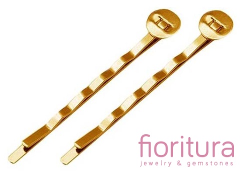 BAZA WSUWKI DO WŁOSÓW 52x2MM KOLOR ZŁOTY