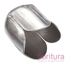 KOŃCÓWKA DO WKLEJANIA 6MM KOLOR STARE SREBRO